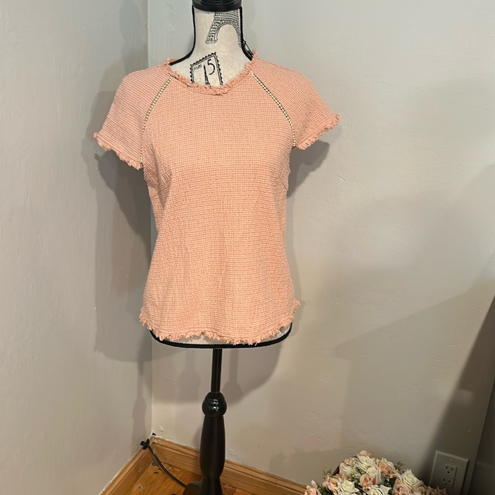 J. O. A. Just one answer crochet top NWT